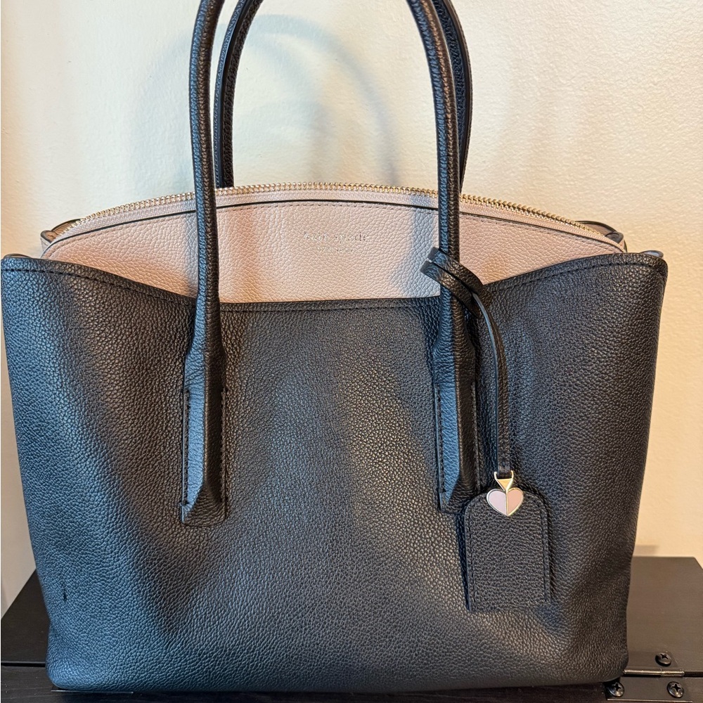 Kate Spade Black and Beige Tote Bag